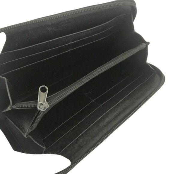 260173BO (L1) Prada Wallet Long Plate Black Nylon - Picture 6 of 10